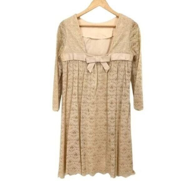 Vintage Parc Jrs Petite 1960s Lace Babydoll Dress